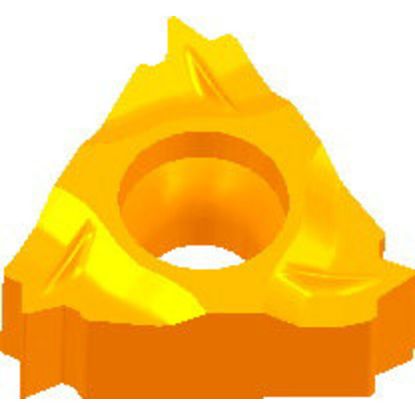 Picture of ZCC RT16.01N-0.75GM YBG201 Insert Sandvik Full Profile TiN 0.75MM Metric
