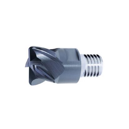Picture of ZCC Q12-PM-4R-3/4"R080 DIA 3/4 SH T12 LOC 0.4330 OAL 1.0040End Mill,Replacable Head Standard Flute Variable Helix Carbide TiAlN Single End Corner Radius 0.0800 2.03MM Z-PERFECT