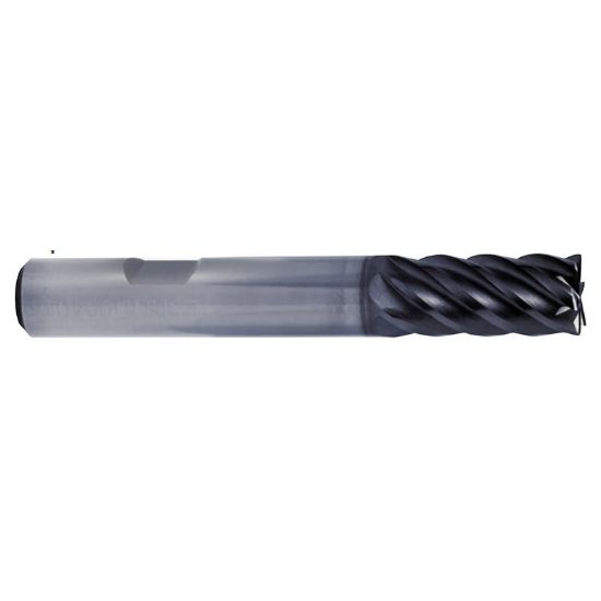 Picture of YG-1 UGMG21908 DIA 1/2 SH 0.50 LOC 2.00 OAL 4.00 End Mill Standard Flute Variable Helix Carbide TiAlN Single End Square Sharp V7 Plus A