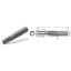 Picture of ADVENT Tool 341434-1CSBSPT Carbide Thread Mill 14.00TPI BSPT 0.745 Cutter Diameter Cylindrical 0.7500 Shank
