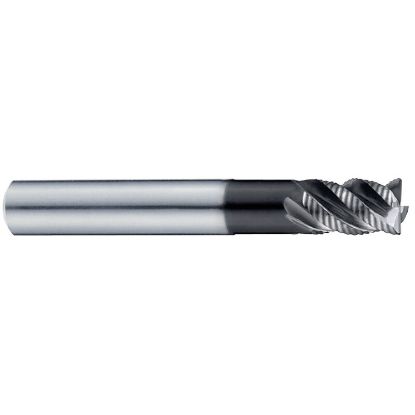 Picture of YG-1 G93040 DIA 5/8 SH 0.6250 LOC 0.7500 OAL 4.00 End Mill Carbide TiAlN Single End Corner Radius 0.0400 1.02MM X-SPEED End Mill
