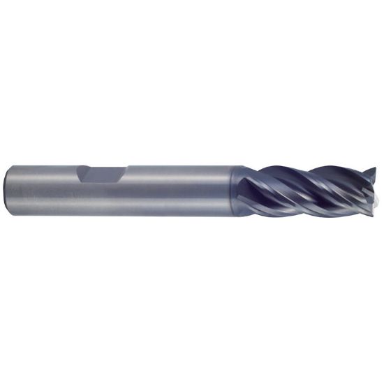 Picture of YG-1 UGMF77064 DIA 1 SH 1.00 LOC 1.50 OAL 4.00 End Mill Standard Flute Variable Helix Carbide TiAlN Single End Square Sharp V7 Plus A
