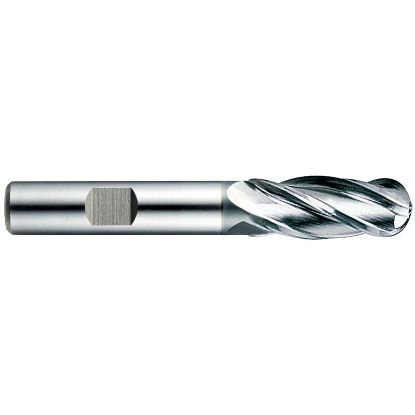 Picture of YG-1 GYG66032 DIA 1/2 SH 0.50 LOC 1.2500 OAL 3.2500 End Mill Standard Flute Variable Helix Powder Metal TiAlN Single End Square Sharp Only One