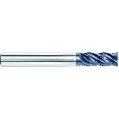 Picture of ZCC VSM-4E-3/16 KMG405 DIA 3/16 SH 0.1875 LOC 0.7500 OAL 2.2500 End Mill Standard Flute Variable Helix Carbide TiAlN Single End Square Sharp