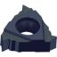 Picture of ZCC RT16.01N-10WB YBG202 Insert Iso Thread Full Profile TiAlN 10.00TPI Whitworth BSW/BSF/BSP