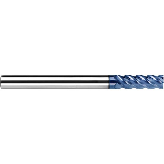Picture of ZCC GM-4EL-3/16 KMG303 DIA 3/16 SH 0.1875 LOC 0.7500 OAL 2.2500 End Mill Standard Flute Variable Helix Carbide TiAlN Single End Square Sharp