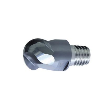 Picture of ZCC Q08-PM-2B-3/4 DIA 3/4 SH T12 LOC 0.4330 OAL 1.0040End Mill,Replacable Head Standard Flute Standard Helix Carbide TiAlN Single End Ball Nose Z-PERFECT