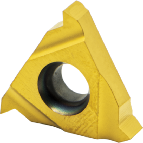 Picture of CARMEX 16IRA60MXC Threading Insert 16.00TPI - 48.00TPI 1.59MM - 0.53MM 60.0° Internal Right TiCN + TiN ISO 16