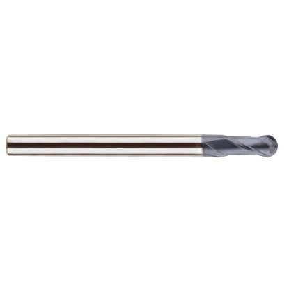 Picture of YG-1 SEMD98120080 DIA 12MM SH 0.4724 LOC 0.7087 OAL 3.1496 End Mill Standard Flute Standard Helix Carbide TiAlN Single End Ball Nose 4G Mill