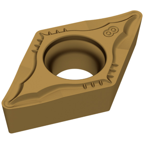 Picture of CERATIZIT DCMT21.51EN-F43 CTC2135 Turning Insert 55.0° Positive 0.016 Corner Radius TiCN + TiNB
