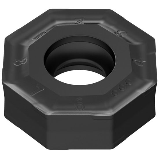 Picture of CERATIZIT OAKU 060508SR-F50 CTCM235 Milling Insert Octagonal 0.031 Corner Radius TiCN + Al2O3