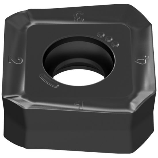 Picture of CERATIZIT SAKU 1706ABSR-F50 CTCM235 Milling Insert Square 0.031 Corner Radius TiCN + Al2O3