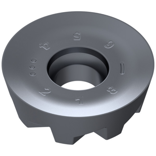 Picture of CERATIZIT RPNX 2006M8SN-F50 CTPM240 Milling Insert Round 0.394 Corner Radius TiAlTaN