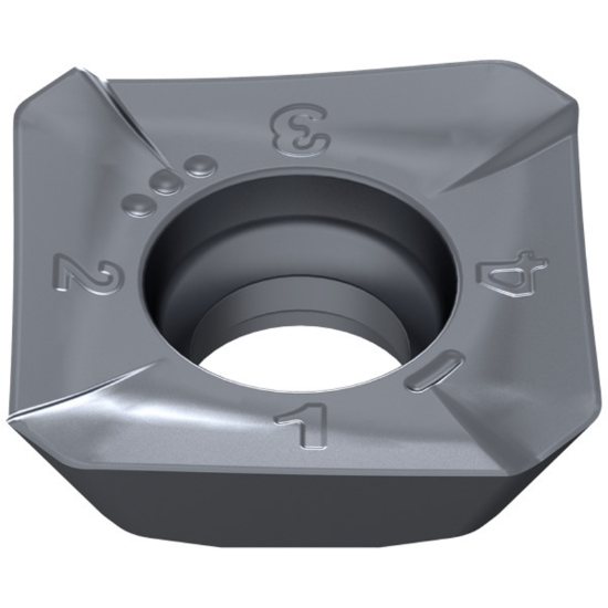Picture of CERATIZIT SFHT 1204AFSR-F50 CTPM240 Milling Insert Square 0.039 Corner Radius TiAlTaN