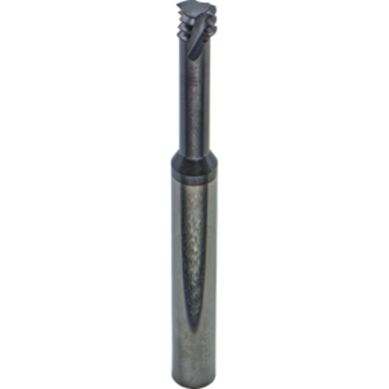 Picture of CARMEX MTS0250C91 18 UN Thread Mill 0.23 Dia 18.00TPI 0.91 Neck 2.50 OAL 3 Flute 3xD1 Internal AlTiN