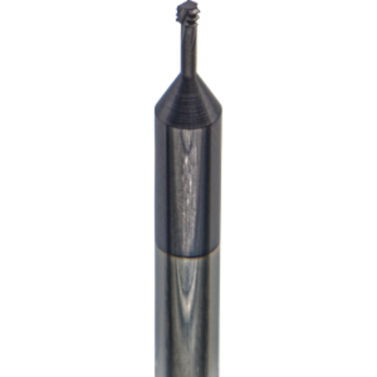 Picture of CARMEX MTS0250C28 40 UN Thread Mill 0.09 Dia 40.00TPI 0.28 Neck 2.50 OAL 3 Flute 2xD1 Internal AlTiN