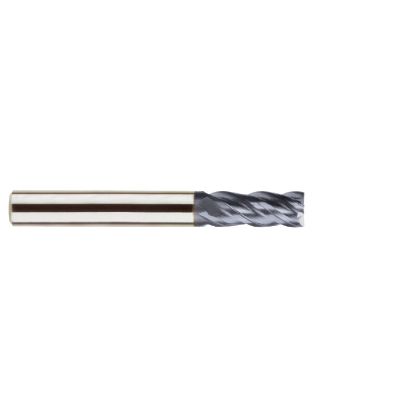 Picture of YG-1 SEME7110030 DIA 10MM SH 0.3937 LOC 1.1811 OAL 2.9528 End Mill Standard Flute Variable Helix Carbide TiAlN Single End Square Sharp 4G Mill