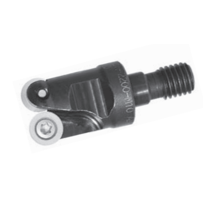 Picture of DIJET MDH-207RAR-M10 Milling Cutter Button Cutter 0.750 Cutter Diameter Screw On M10 Shank 1.180 OAL 2 Flute