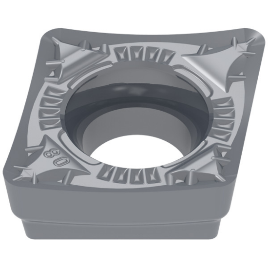 Picture of CERATIZIT CCMT 32.51EN-29 AMZ Indexable, Turning Insert 80.0 ° Positive TiAlN 0.016 Radius