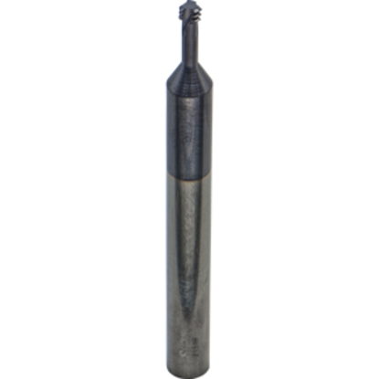 Picture of CARMEX MTS0250C35 36 UN Thread Mill 36.00TPI 0.13 Dia 0.35 Neck 0.25 Shank Internal 3 Flute 2xD1 AlTiN
