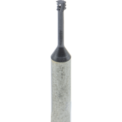 Picture of CARMEX MTS03017C7 0.45 ISO Thread Mill M2.2 x 0.45MM 0.06 Dia 0.28 Neck 0.11 Shank Internal 3 Flute 3xD1 AlTiN