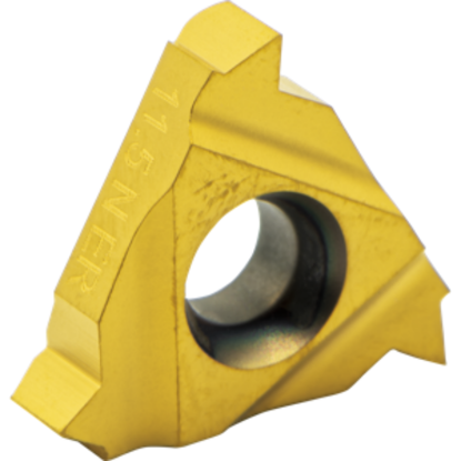 Picture of CARMEX 16ER115NPTMXC Threading Insert 11.50TPI NPT External Right TiCN + TiN ISO 16