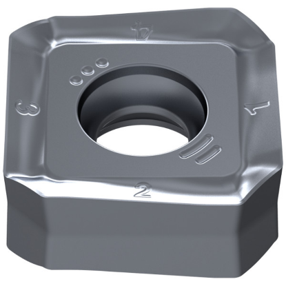 Picture of CERATIZIT SAKU 1706ABSR-M50 CTPM225 Milling Insert Square 0.031 Corner Radius TiAlTaN