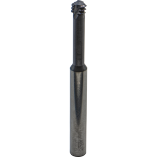 Picture of CARMEX MTS0250C94 1.25 ISO Thread Mill 0.23 Dia 1.25MM 0.94 Neck 2.50 OAL 3 Flute Coolant 3xD1 Internal AlTiN