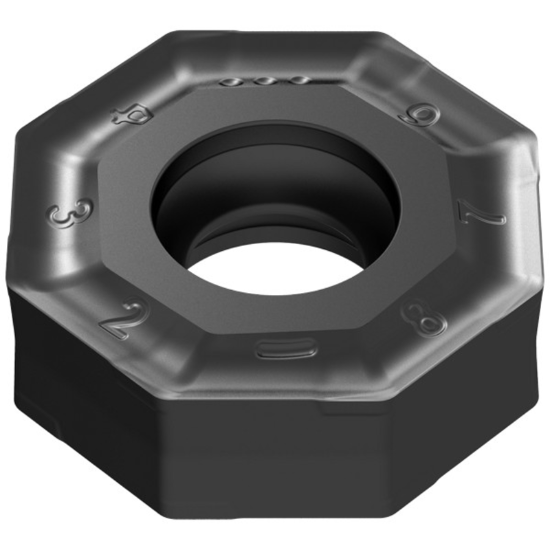 Picture of CERATIZIT OAKU 060508SR-F50 CTCP220 Milling Insert Octagonal 0.031 Corner Radius TiCN + Al2O3