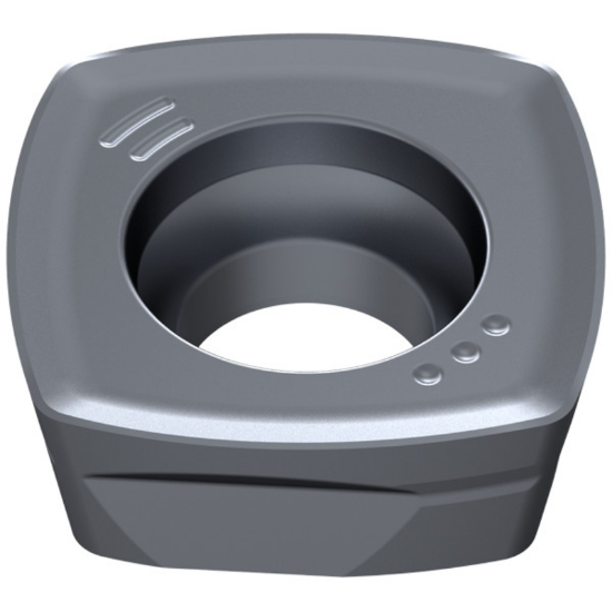 Picture of CERATIZIT XOLX 120410SR-M50 CTPP225 Milling Insert Square 0.039 Corner Radius TiAIN + TiN