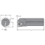 Picture of EVEREDE Tool C16T STFCL-3 Triangle Boring Bar Dia1.0000 Positive 1.0000 25.40MM Cutter Dia