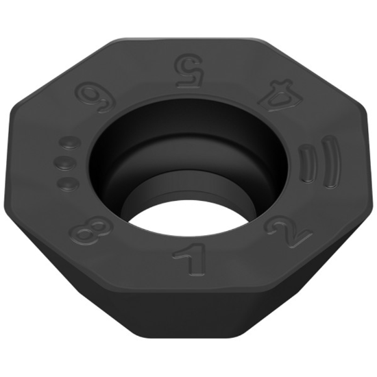 Picture of CERATIZIT OFHT 050410SN-M50 CTCP230 Milling Insert Octagonal 0.039 Corner Radius TiCN + Al2O3