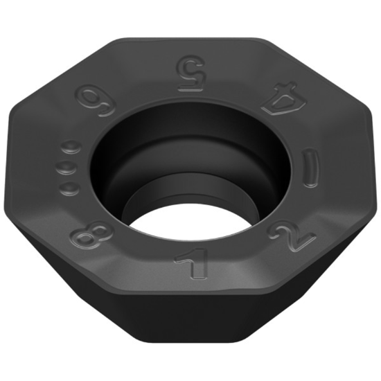 Picture of CERATIZIT OFHT 050410SN-F50 CTCP230 Milling Insert Octagonal 0.039 Corner Radius TiCN + Al2O3