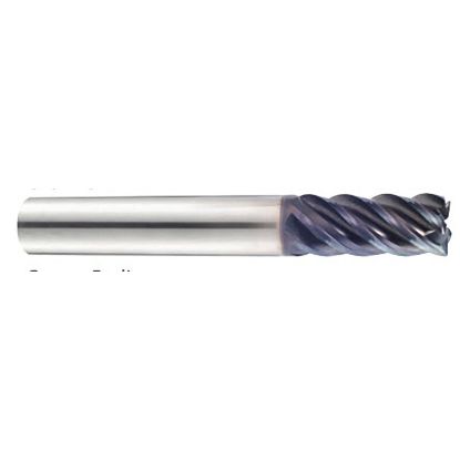 Picture of YG-1 UGMG32024 DIA 3/8 SH 0.3750 LOC 0.50 OAL 2.50 End Mill Standard Flute Variable Helix Carbide TiAlN Single End Square Sharp TitaNox Power End Mill