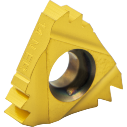Picture of CARMEX 16ER14NPT2MMXC Threading Insert 14.00TPI NPT External Right TiCN + TiN ISO 16