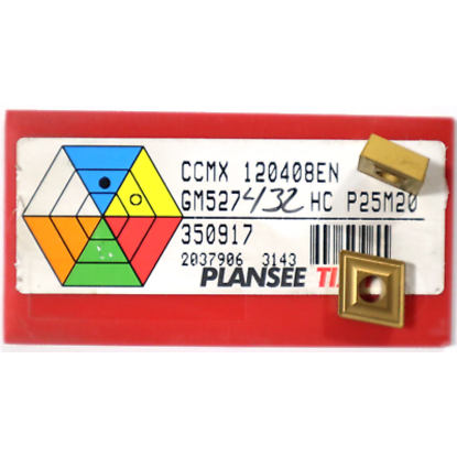 Picture of CERATIZIT CCMX 432ENCTCP125 Indexable, Turning Insert 80.0 ° Positive TiCN + Al2O3 0.031 Radius