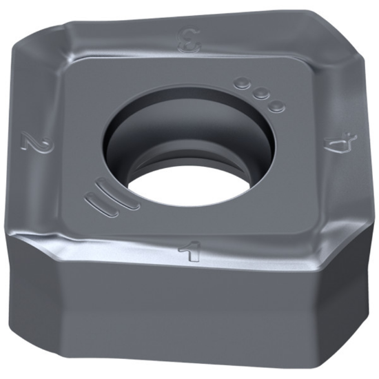 Picture of CERATIZIT SAKU 1706ABSR-M50 CTPM240 Milling Insert Square 0.031 Corner Radius TiAlTaN