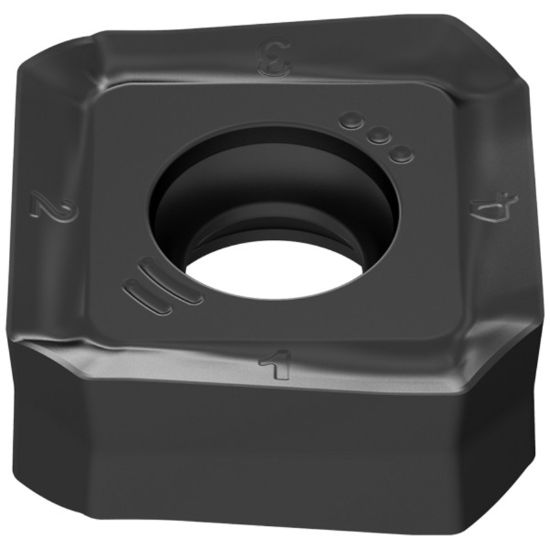 Picture of CERATIZIT SAKU 1706ABSR-M50 CTCM235 Milling Insert Square 0.031 Corner Radius TiCN + Al2O3