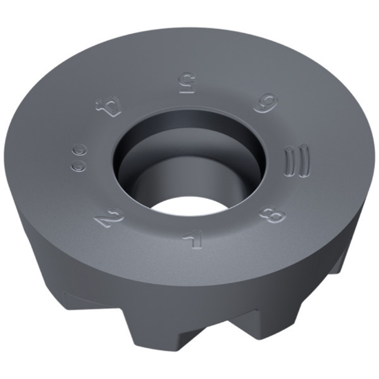 Picture of CERATIZIT RPNX 2006M8EN-M30 CTPM240 Milling Insert Round 0.394 Corner Radius TiAlTaN