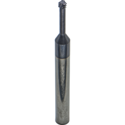 Picture of CARMEX MTS0250C59 32 UN Thread Mill 0.14 Dia 32.00TPI 0.59 Neck 2.50 OAL 3 Flute 3xD1 Internal AlTiN