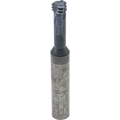 Picture of CARMEX MTS0500C12 12 UN Thread Mill 12.00TPI 0.41 Dia 1.24 Neck 0.50 Shank Internal 3 Flute 2xD1 AlTiN