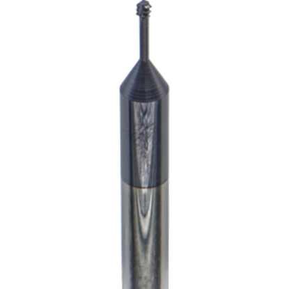 Picture of CARMEX MTS0250C31 40 UN Thread Mill 0.08 Dia 40.00TPI 0.31 Neck 2.50 OAL 3 Flute 3xD1 Internal AlTiN