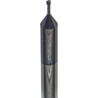 Picture of CARMEX MTS0250C20 48 UN Thread Mill 48.00TPI 0.07 Dia 0.20 Neck 0.25 Shank Internal 3 Flute 2xD1 AlTiN