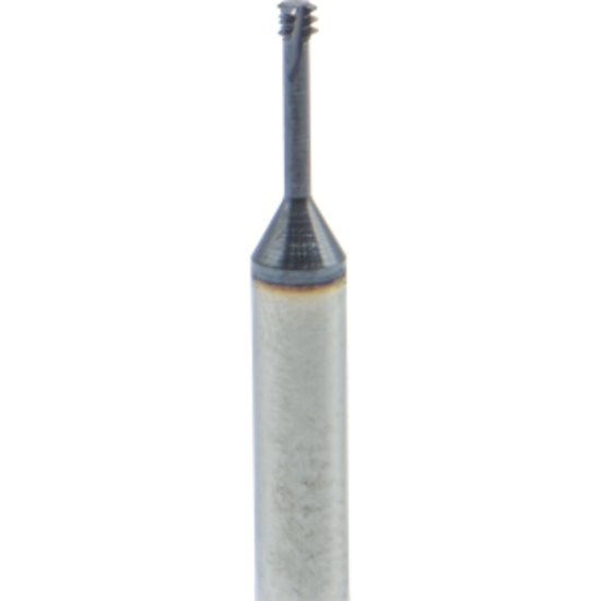 Picture of CARMEX MTS03015C6 72 UN Thread Mill 72.00TPI 0.05 Dia 0.24 Neck 0.11 Shank Internal 3 Flute 3xD1 AlTiN