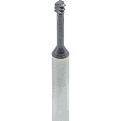 Picture of CARMEX MTS03021C8 40 UN Thread Mill 0.08 Dia 40.00TPI 0.31 Neck 1.50 OAL 3 Flute 3xD1 Internal AlTiN
