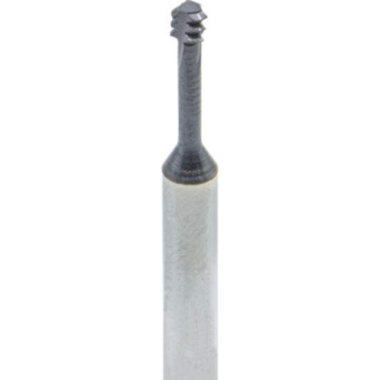 Picture of CARMEX MTS03021C8 40 UN Thread Mill 0.08 Dia 40.00TPI 0.31 Neck 1.50 OAL 3 Flute 3xD1 Internal AlTiN