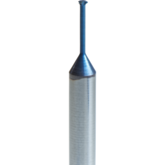 Picture of CARMEX MTI03012C6 0.35 ISO Thread Mill M1.6 x 0.35MM 0.04 Dia 0.22 Neck 0.11 Shank Internal 3 Flute AlTiN