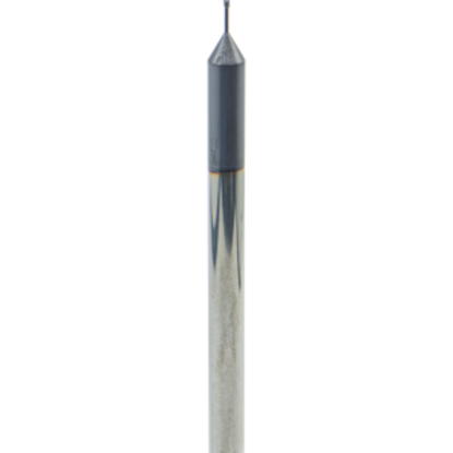 Picture of CARMEX MTS06012C5 0.35 ISO-L Thread Mill M1.6 x 0.35MM 0.04 Dia 0.19 Neck 0.23 Shank Internal 3 Flute 3xD1 AlTiN