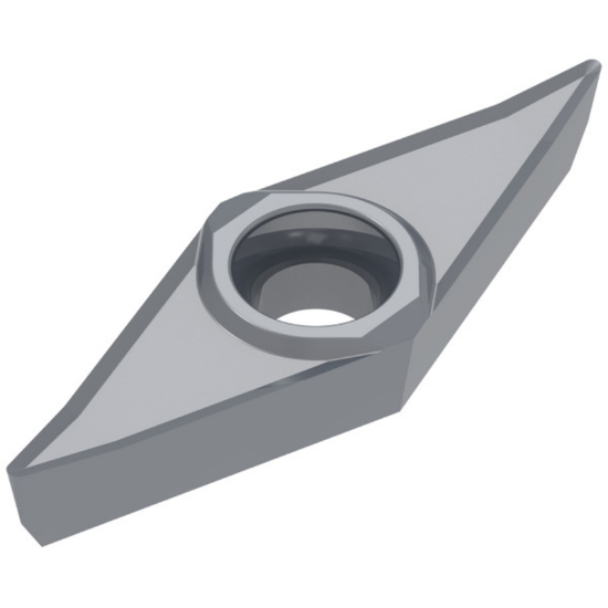 Picture of CERATIZIT VCGT22.5FN-27 AMZ Turning Insert 35.0° 0.008 Corner Radius TiAlN