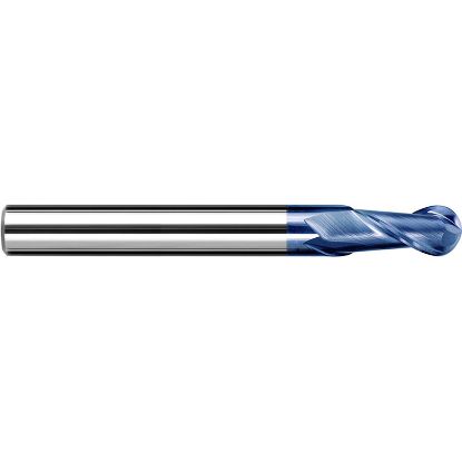 Picture of ZCC GM-2B-1/4 KMG303 DIA 1/4 SH 0.2500 LOC 0.7500 OAL 2.50 End Mill Standard Flute Variable Helix Carbide TiAlN Single End Square Sharp